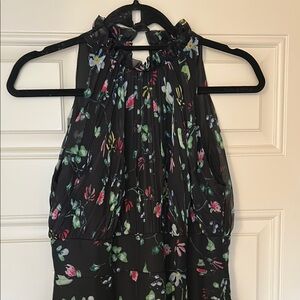 Mac Duggal Floral Maxi Dress - Black and Multicolor.  Leena for Mac Duggal